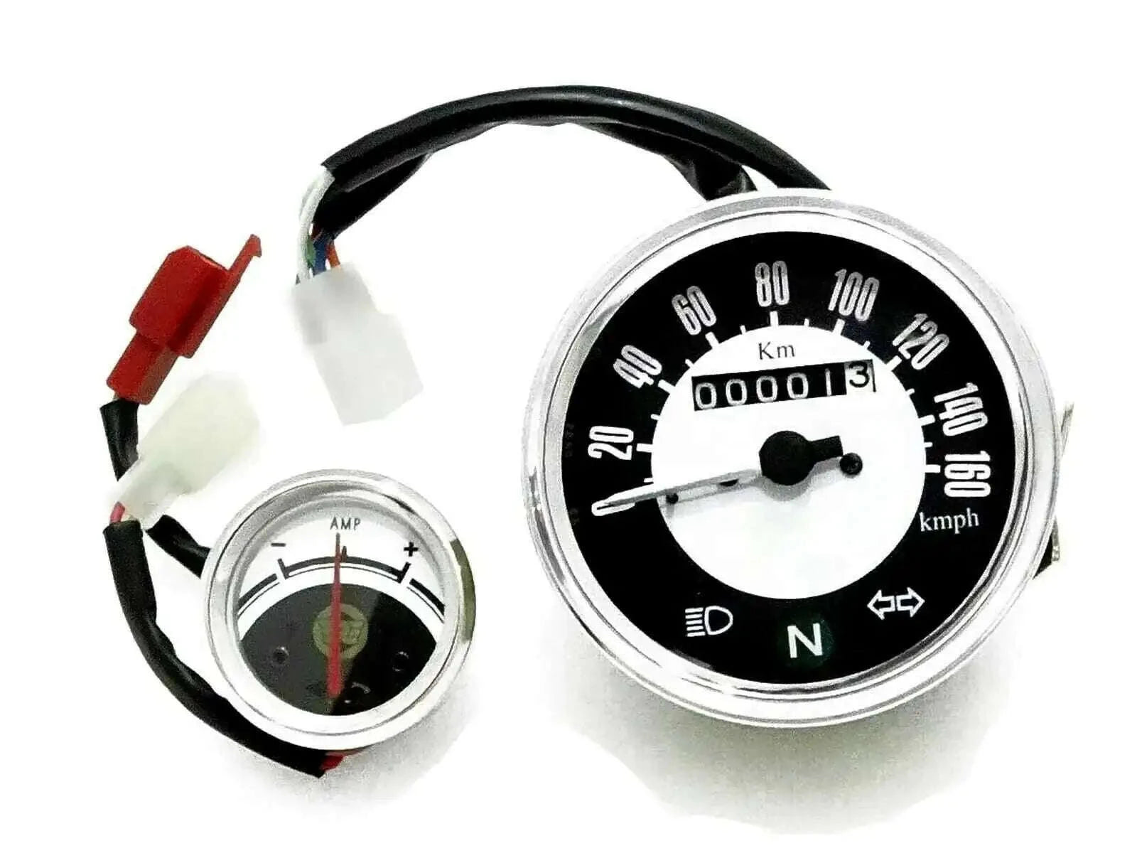 0-160 Kmph Speedometer & Ampere Meter for Royal Enfield Classic EFI