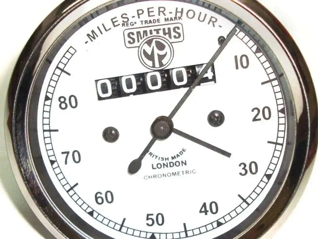 Matchless White Face Speedometer Smiths Replica with Miles per Hour dial