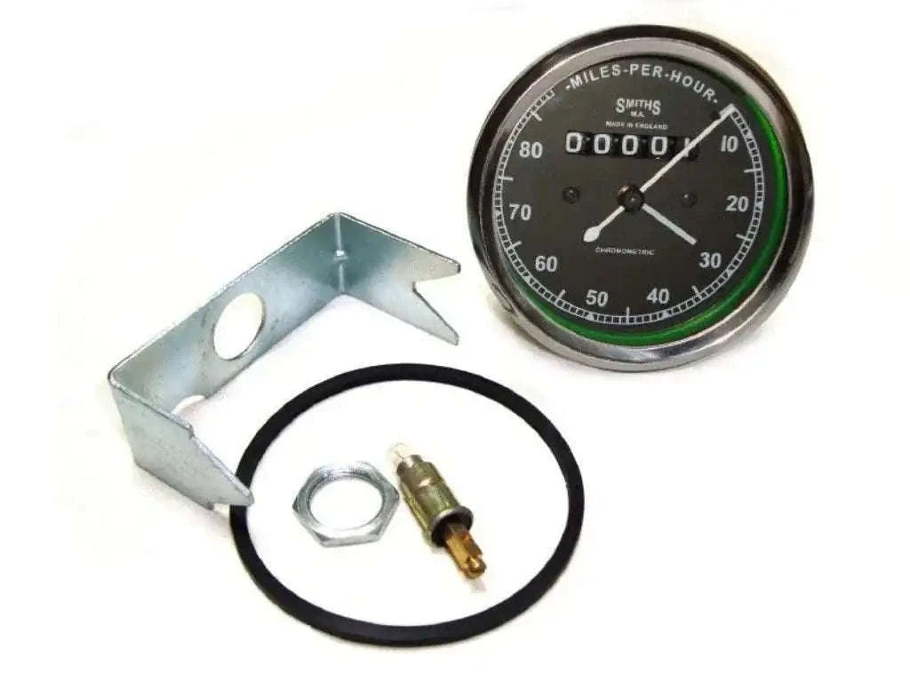 0-80 Smiths speedometer kit for Royal Enfield with hub drive and speedo cable