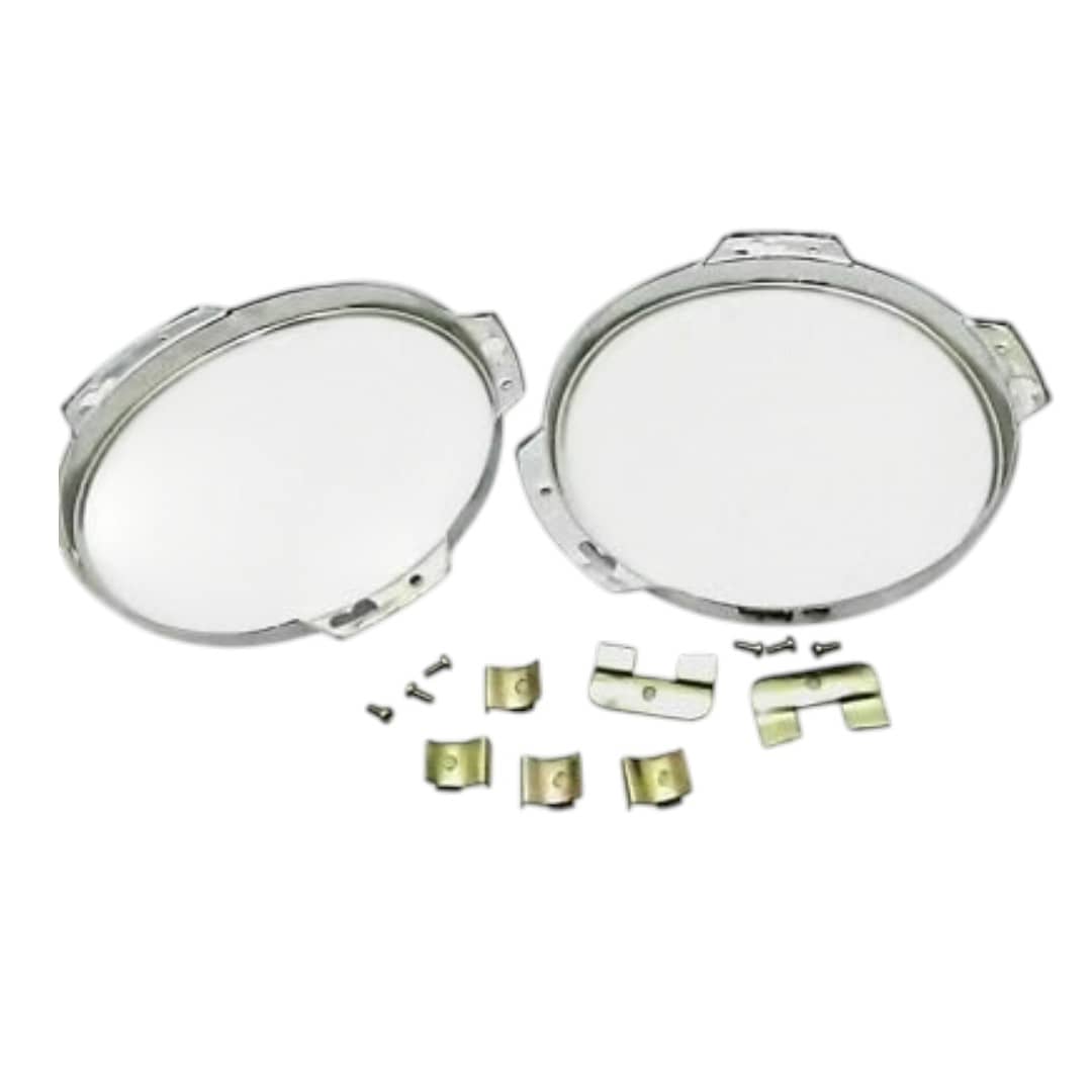 Suzuki Samurai Gypsy Scheinwerfer-Set mit Chromblende und Zierring in bester Qualität