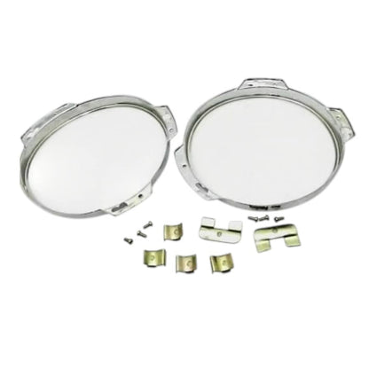 Suzuki Samurai Gypsy Scheinwerfer-Set mit Chromblende und Zierring in bester Qualität