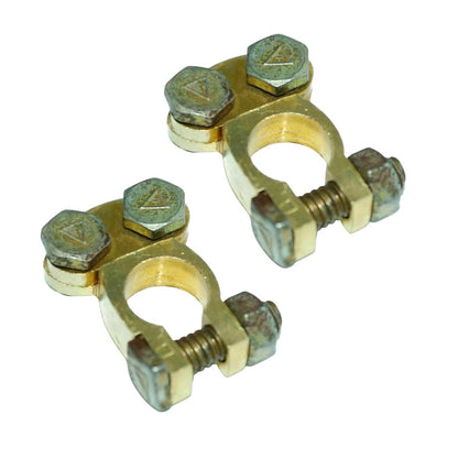 Fit For Suzuki Samurai Gypsy King Jimny Battery Terminal Clamp Brass Connectors