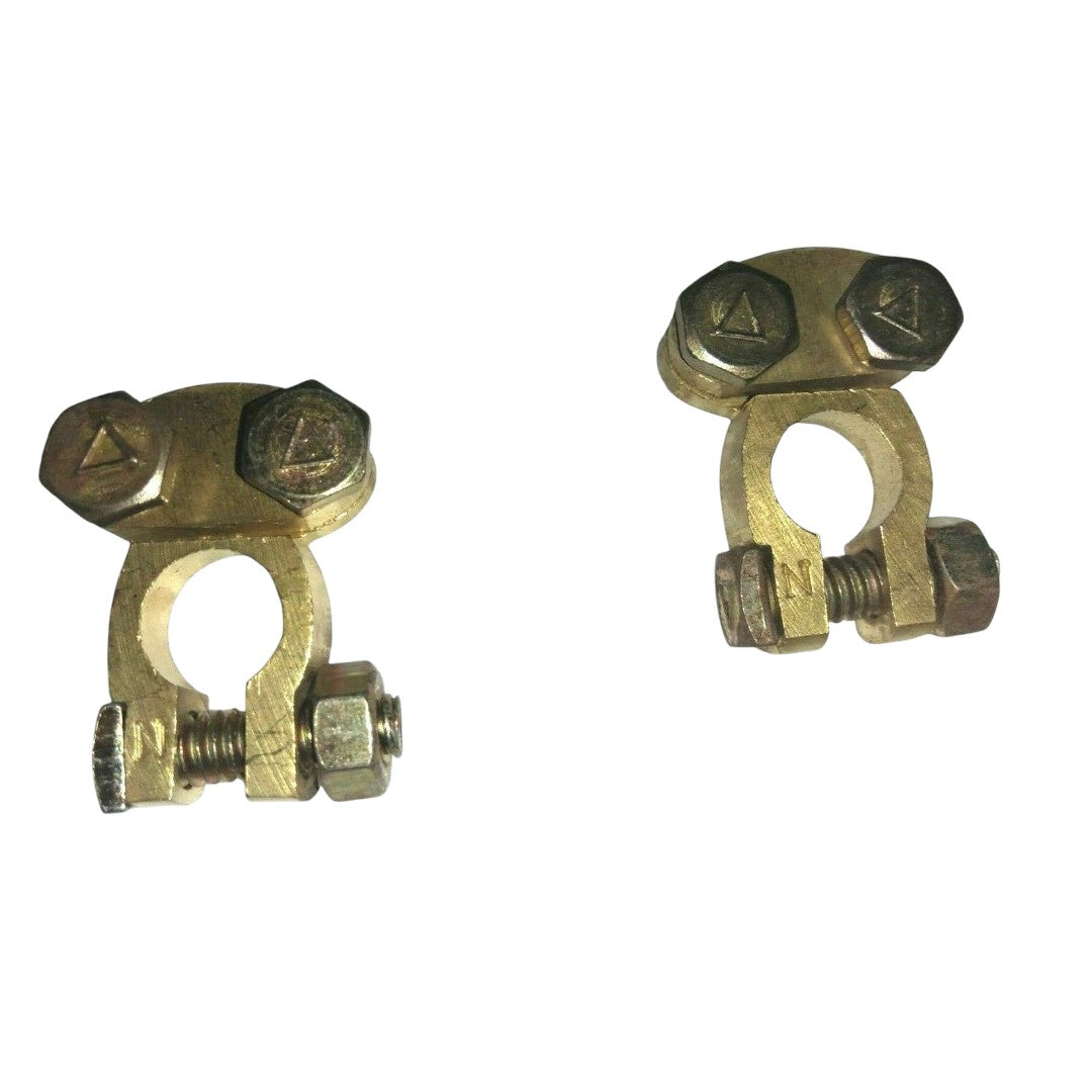 Fit For Suzuki Samurai Gypsy King Jimny Battery Terminal Clamp Brass Connectors