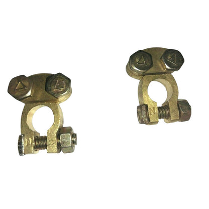 Fit For Suzuki Samurai Gypsy King Jimny Battery Terminal Clamp Brass Connectors