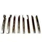 10mm HSS Lathe Tool Set - 8 Pieces with Square Shank Tools