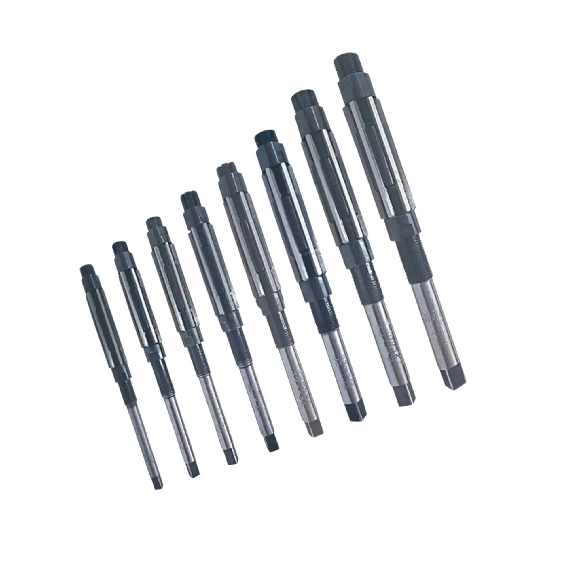 15 PCS ADJUSTABLE HAND REAMER SET H-V TO H-11 SIZES 1/4" to 1.1/16" StellerGear
