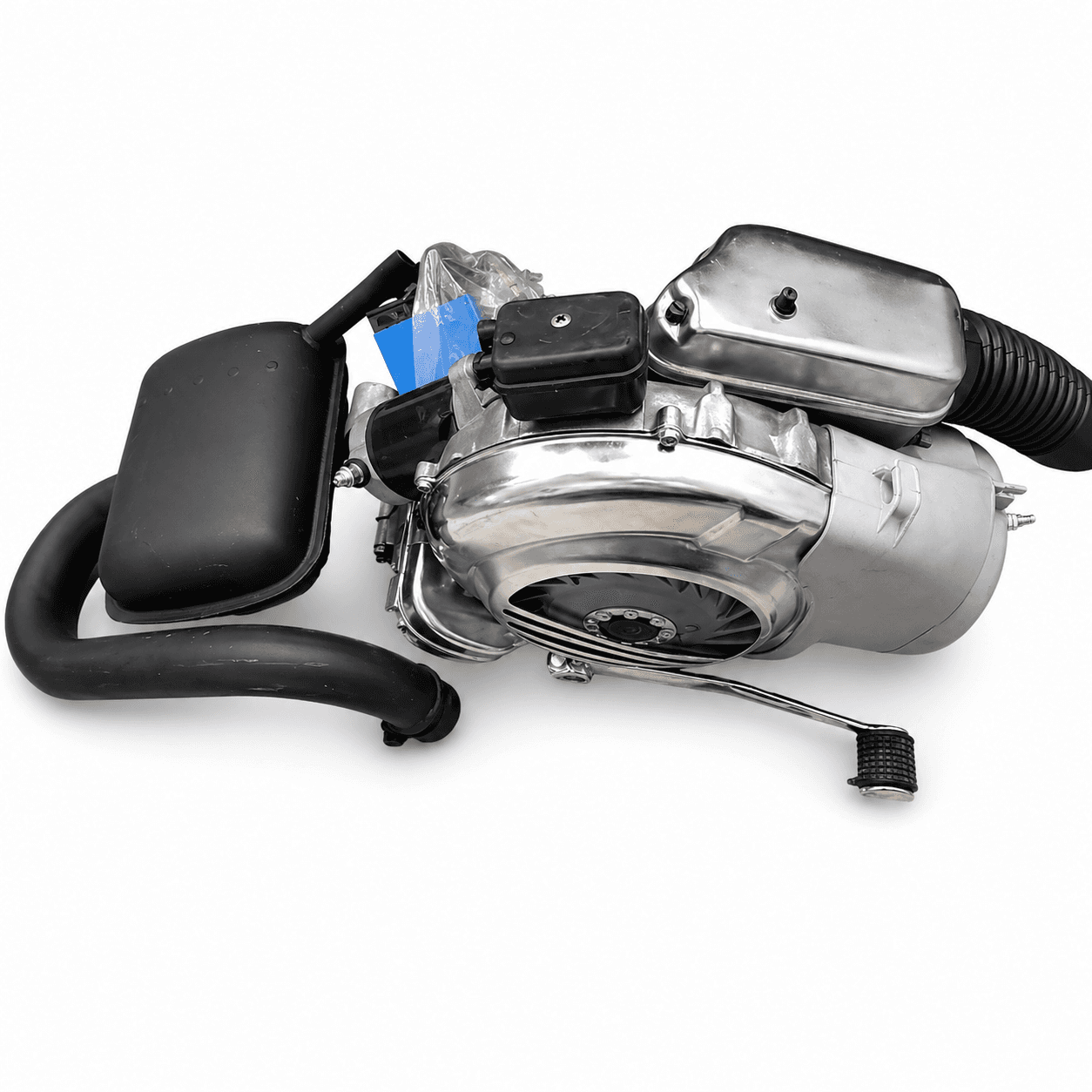 150cc Vespa engine, compact aluminum construction, ideal for scooter upgrades and performance enhancement