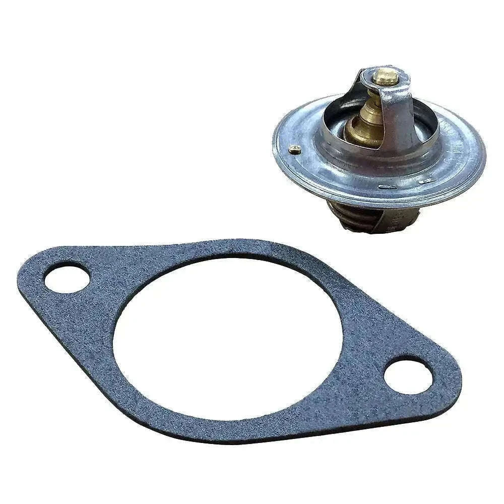 160 degree thermostat with gasket compatible with Massey Ferguson tractors