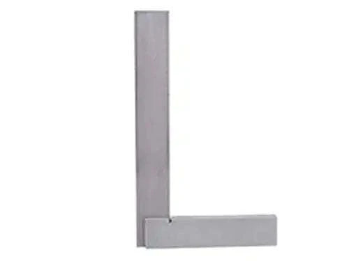 Steel try square right angle measuring tool with L-shaped blade