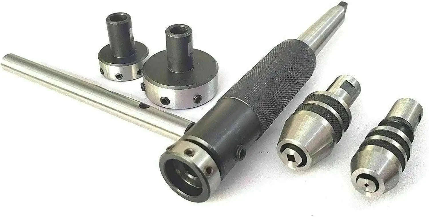 2MT Lathe Tailstock Tap and Die Holder Set - MT2 Shank by StellerGear