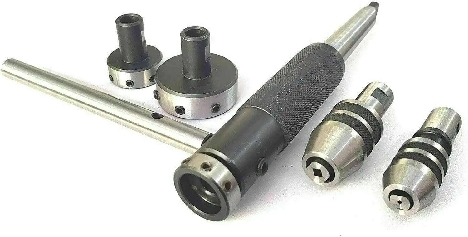 2MT Lathe Tailstock Tap and Die Holder Set - MT2 Shank by StellerGear