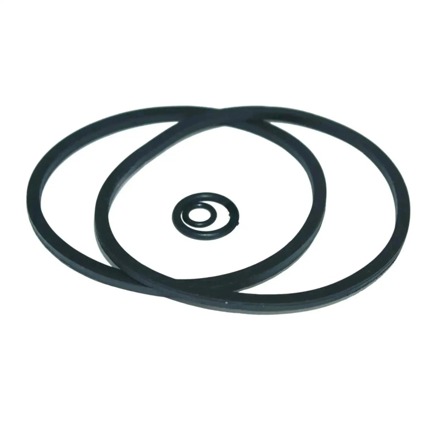 O-ring and gasket set for fuel filter, two black rubber rings