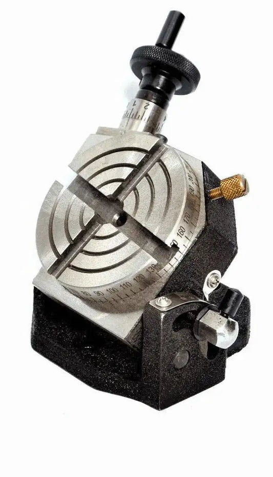3 Inch Tilting Rotary Table With 4 Slots for Milling Machine - StellerGear