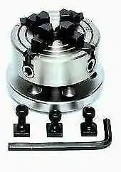 4 Jaw 70mm Independent Chuck With Backplate Tnuts - StellerGear