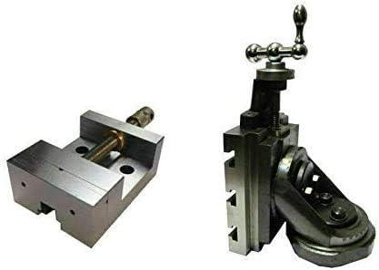 Lathe Vertical Milling Slide - Swivel Base 4" X 5" With 63 Mm Grinding Vice - StellerGear