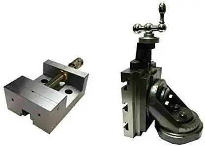 Lathe Vertical Milling Slide - Swivel Base 4" X 5" With 63 Mm Grinding Vice - StellerGear