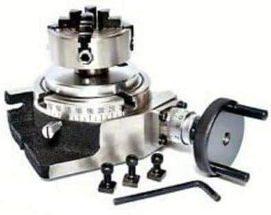 Rotary Table 4/100MM with 70MM Independent Chuck Backplate - StellerGear