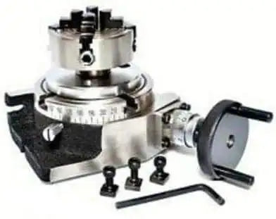 Rotary Table 4/100MM with 70MM Independent Chuck Backplate - StellerGear