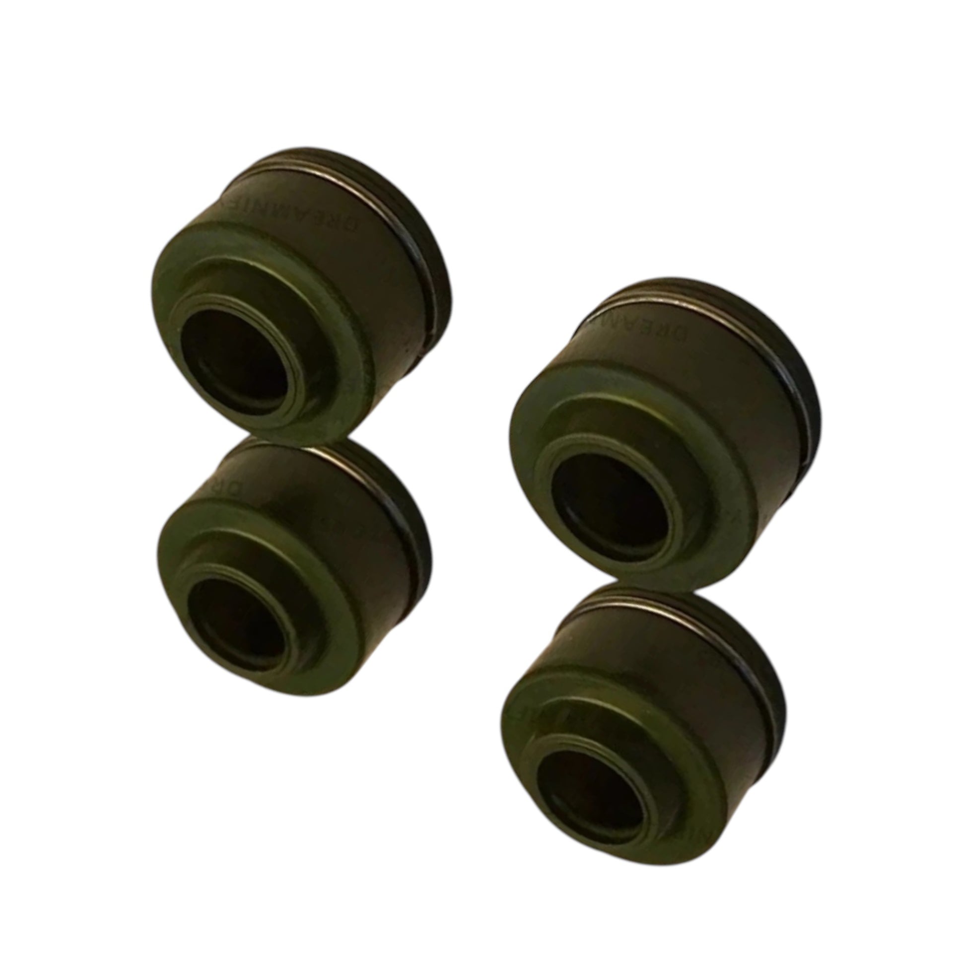 Set of four stem valve oil seals for 390 ktm duke, durable rubber, designed for effective engine sealing