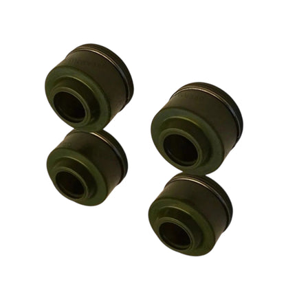 Set of four stem valve oil seals for 390 ktm duke, durable rubber, designed for effective engine sealing