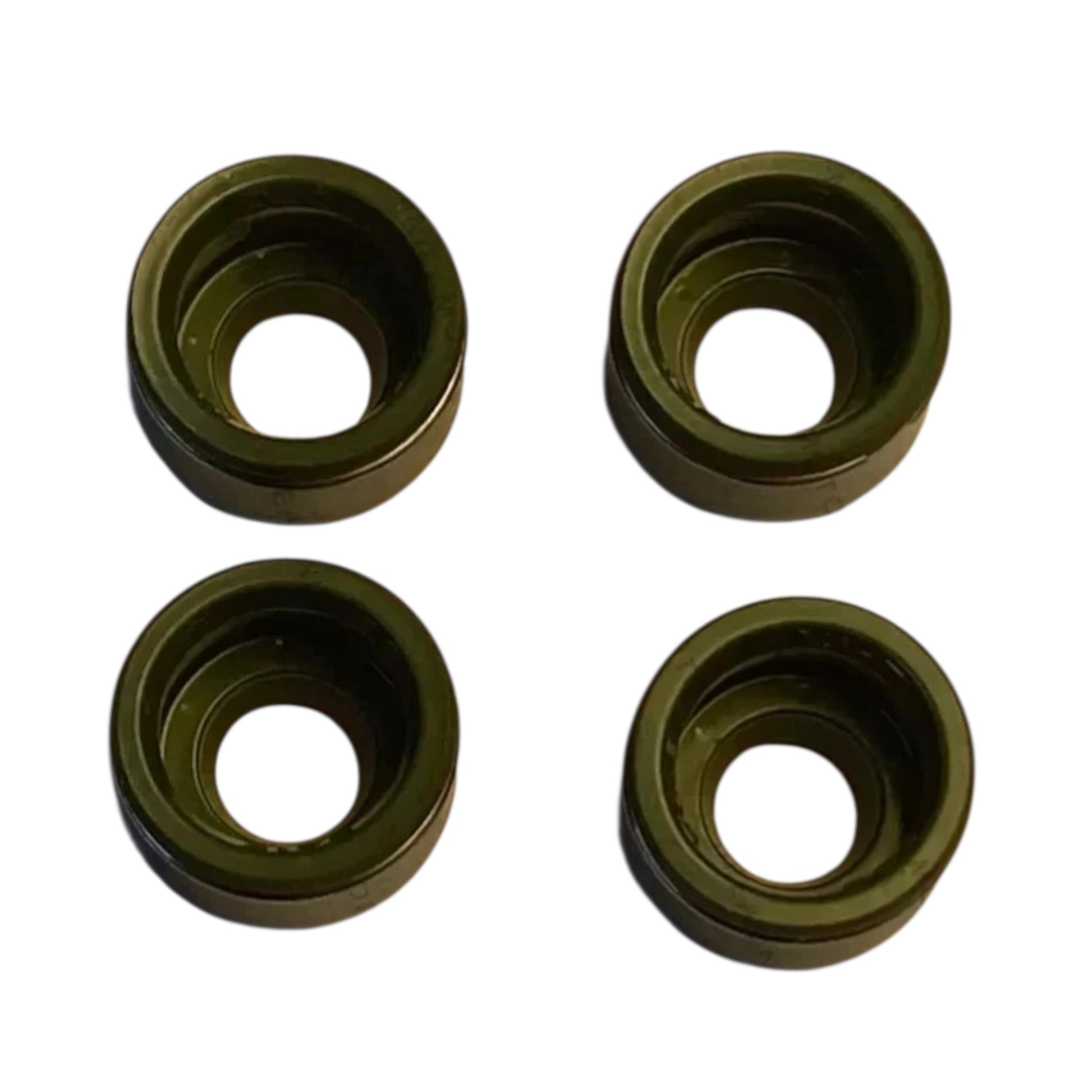 Set of four stem valve oil seals for 390 ktm duke, durable rubber material for engine performance