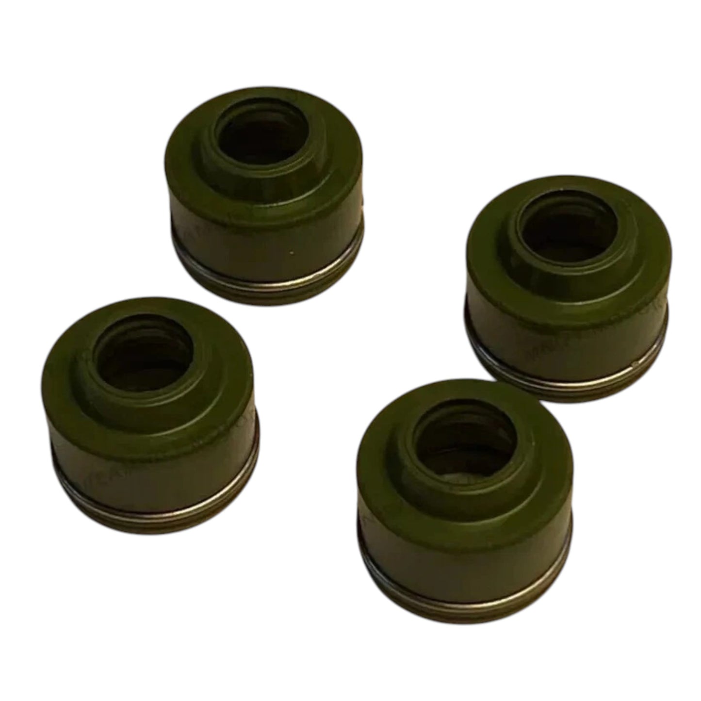Set of four stem valve oil seals for 390 ktm duke, durable rubber material for effective engine sealing