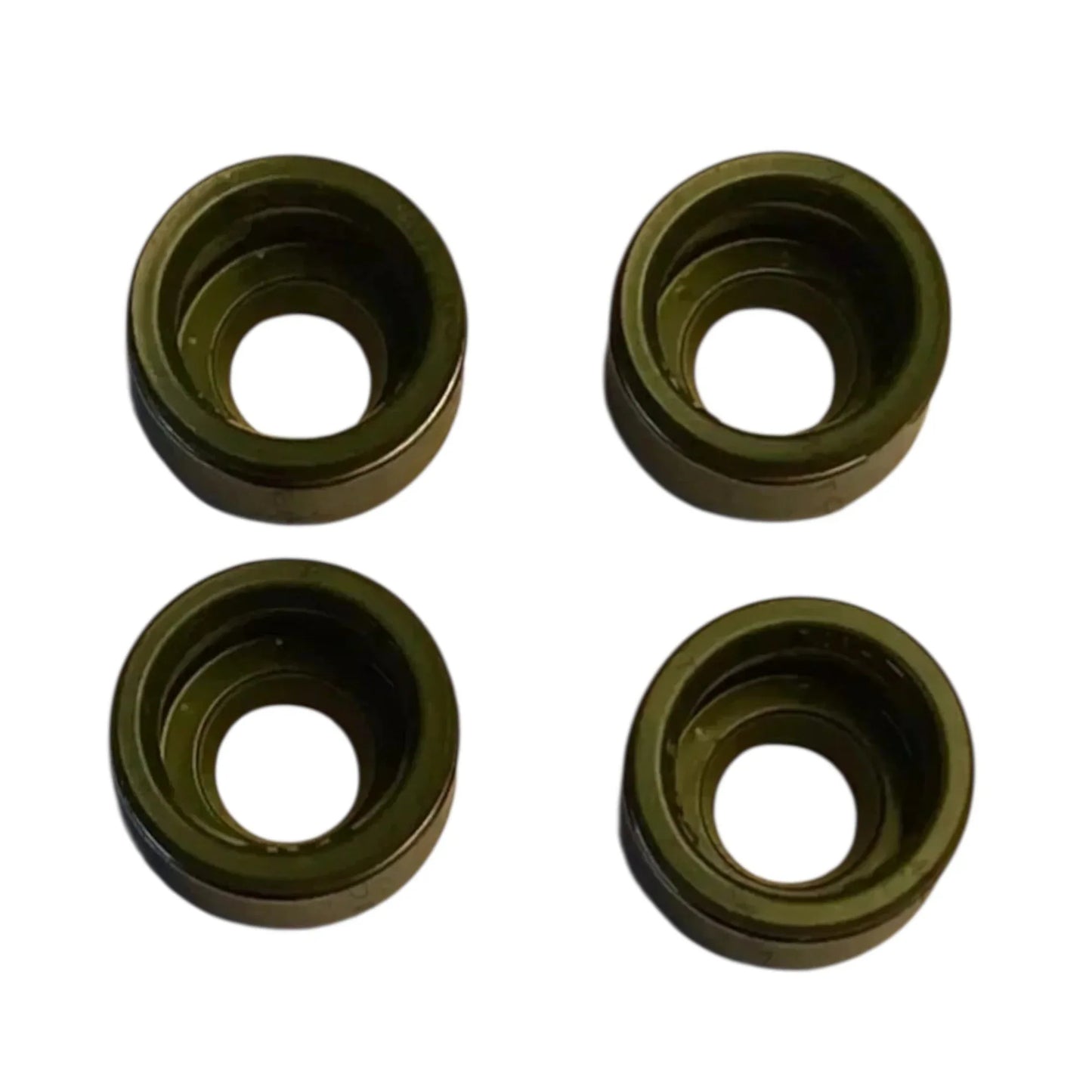 Set of four Stem Valve Oil Seals, durable rubber, designed for 390 ktm duke motorcycle engines
