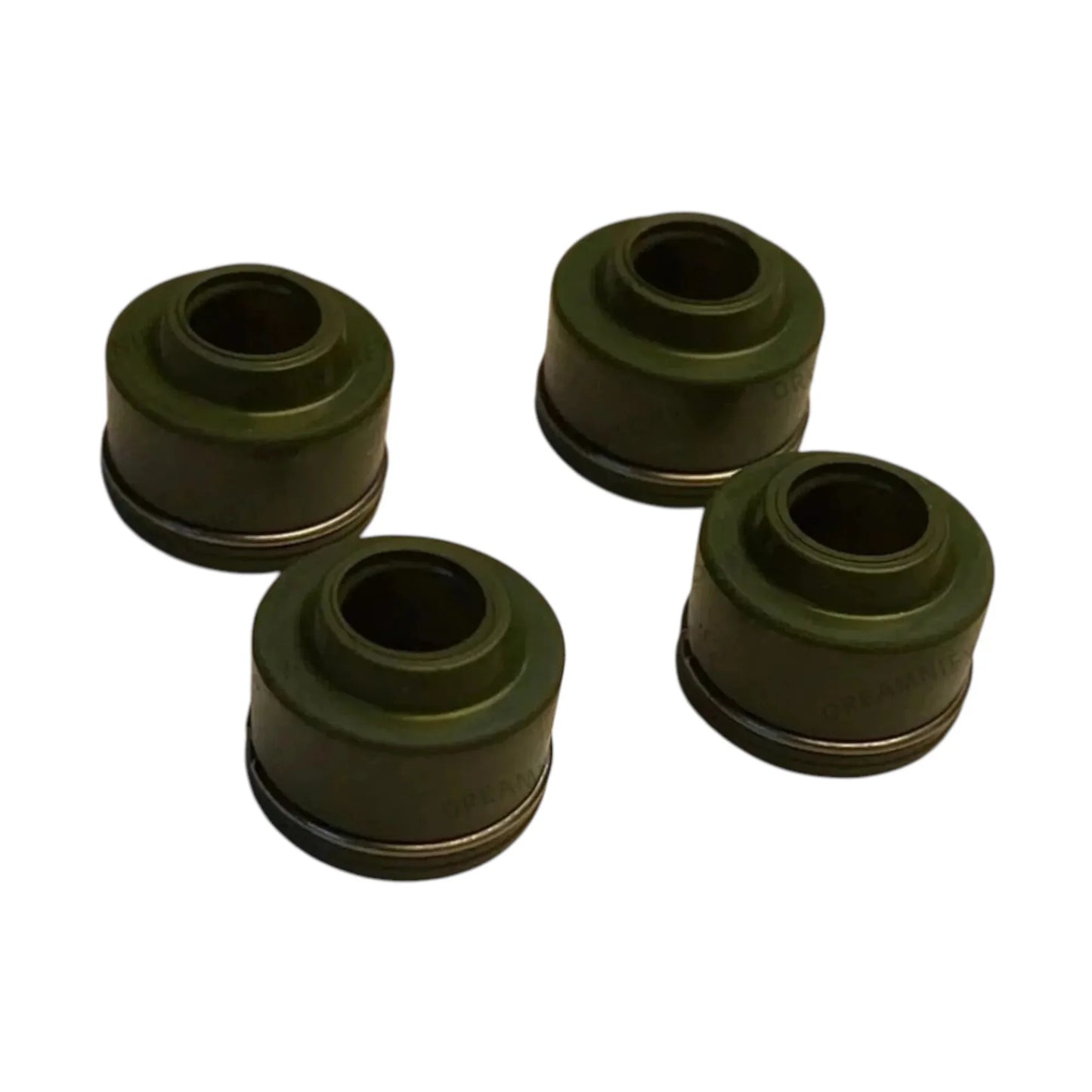Set of four stem valve oil seals for 390 KTM Duke, durable rubber for optimal engine performance