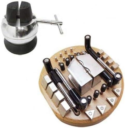 5" Engraving Block Ball Vise Setting Jewelry with Spare Pins and Attachments - StellerGear