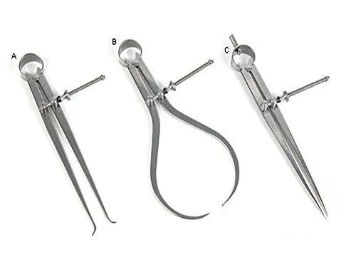 PACK OF 3 PCS SPRING CALIPERS 12” DIVIDER INTERNAL & EXTERNAL - StellerGear