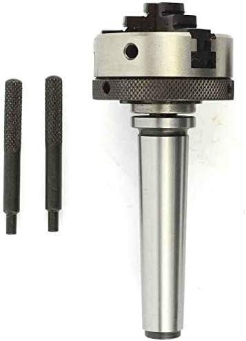 65mm 4 Jaw Mini Scroll Chuck, MT1 Mounting Shank 6mm Drawbar Threaded 14x1 - StellerGear