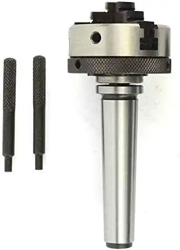 65mm 4 Jaw Mini Scroll Chuck With MT2 Mounting Shank - StellerGear