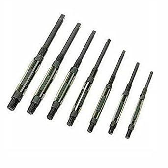 7 Pcs Set Of Adjustable Hand Reamer Size Hv To H3, 8/A To 2/A, 1/4" - 15/32" - StellerGear