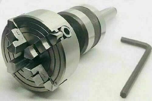 Revolving Live Center Mt2 Threaded M14 X 1 With 70 Mm Independent Chuck - StellerGear