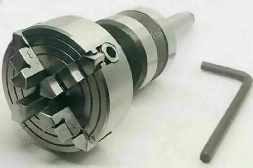 Revolving Live Center Mt2 Threaded M14 X 1 With 70 Mm Independent Chuck - StellerGear
