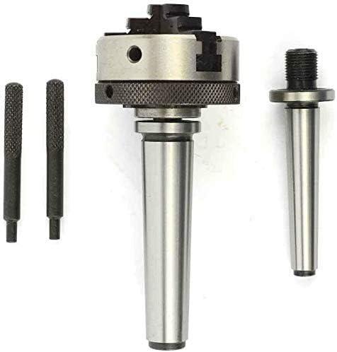 50mm 3 Jaw Mini Scroll Chuck With Mt3 Mounting Shank - StellerGear
