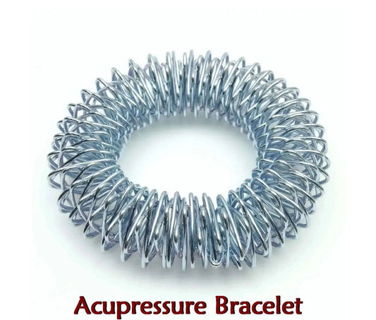4pcs Acupressure Bracelets Set 2 Medium 2 Large 5pcs Sujok Finger Massager Rings - StellerGear