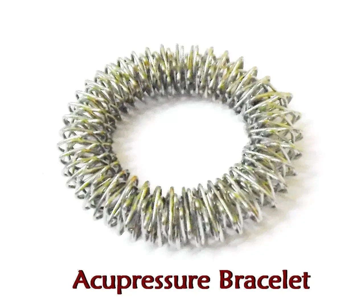 4pcs Acupressure Massage Bracelets for stress relief and wellness