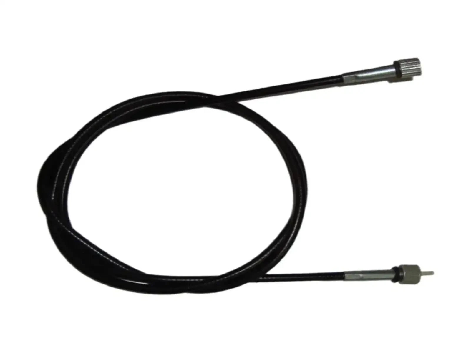 Black speedometer cable with metal ends
