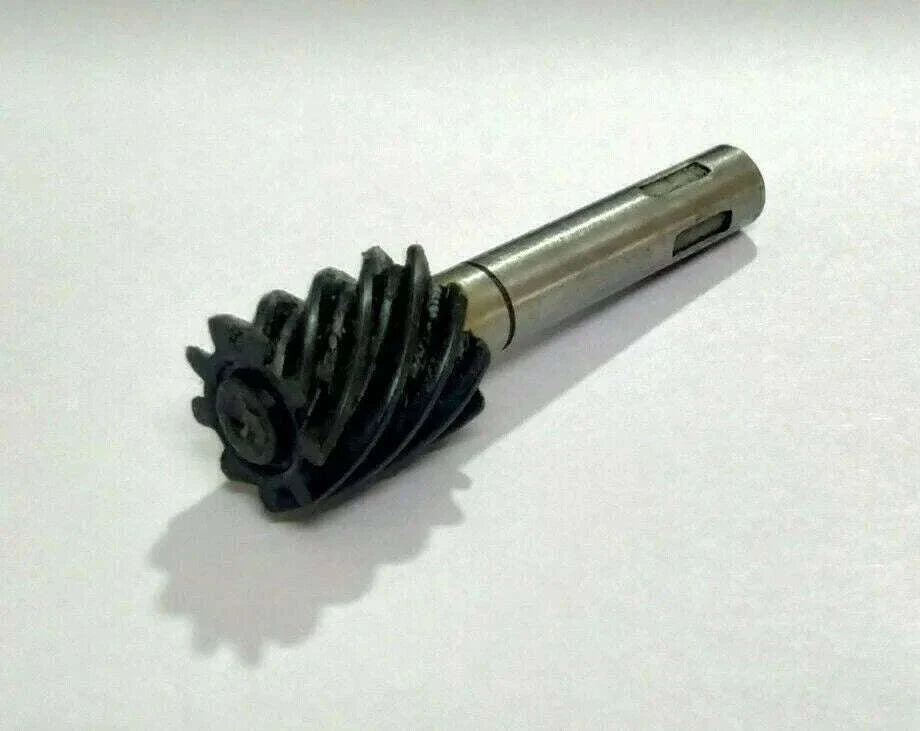 9-tooth speedometer drive gear component with metal shaft