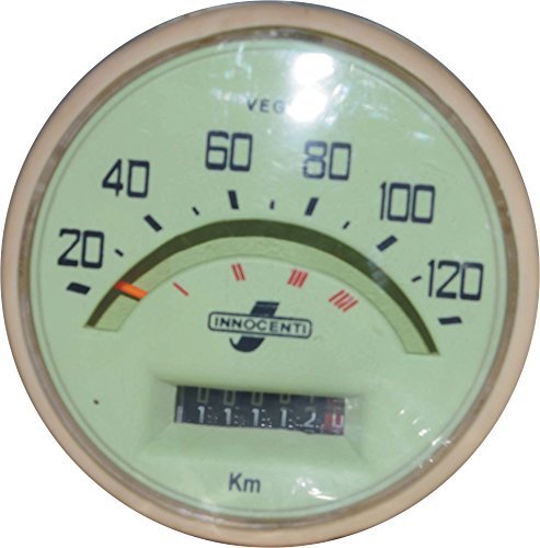 Lambretta LI Series 2 Speedometer/Tachometer 120 Kmph Veglia Italian Thread Best Quality