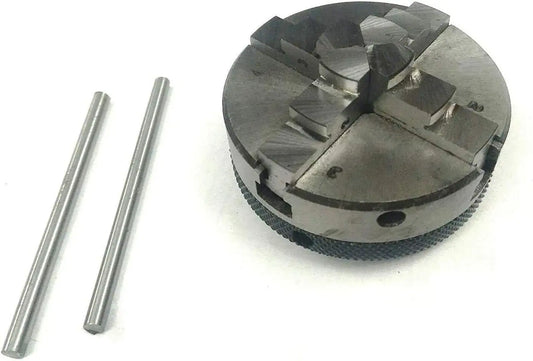 65 Mm 4 Jaws Self Centering Chuck M14 X 1 Mounting Thread Caste Iron Body - StellerGear