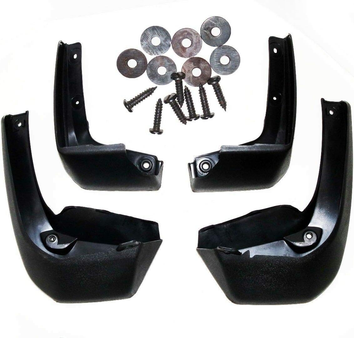 For Mud Flaps Mudguard Splash Guards Cut Type Black Plastic For Honda Jazz