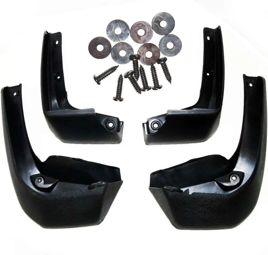 For Mud Flaps Mudguard Splash Guards Cut Type Black Plastic For Honda Jazz