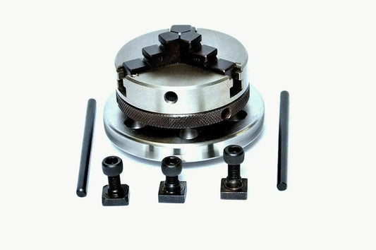 3 Jaw Self Centering Lathe Chuck 50 Mm With Backplate For 3 4 Rotary Tables - StellerGear