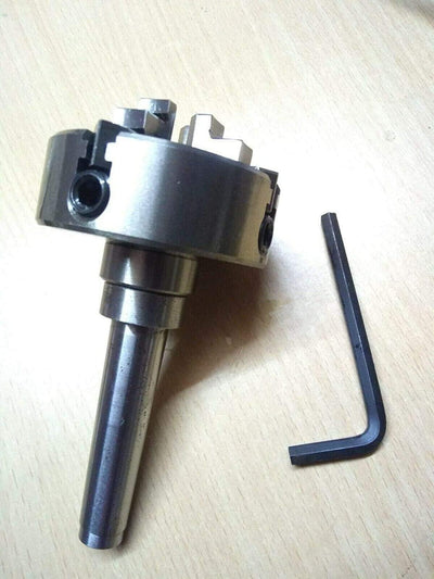 65mm 4 Jaw Independent Chuck, Mt3 Mounting Shank 1/2 Drawbar Threaded 14 X 1 - StellerGear