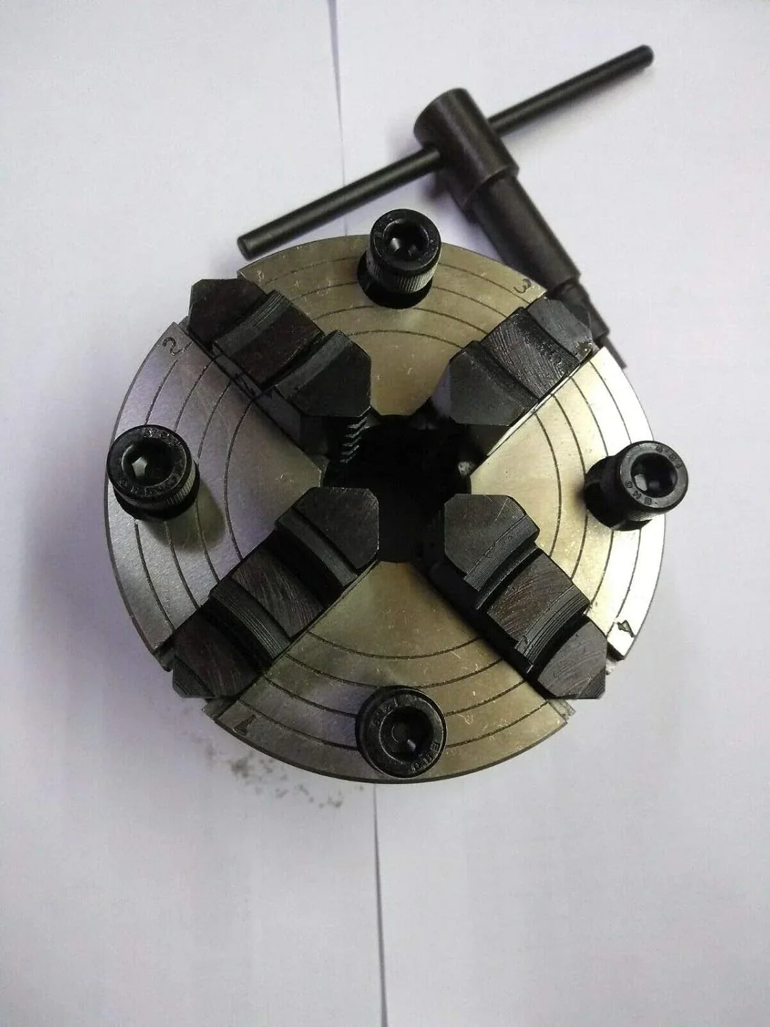 150mm Front Load 4 Jaw Independent Chuck (Front Mount) - StellerGear