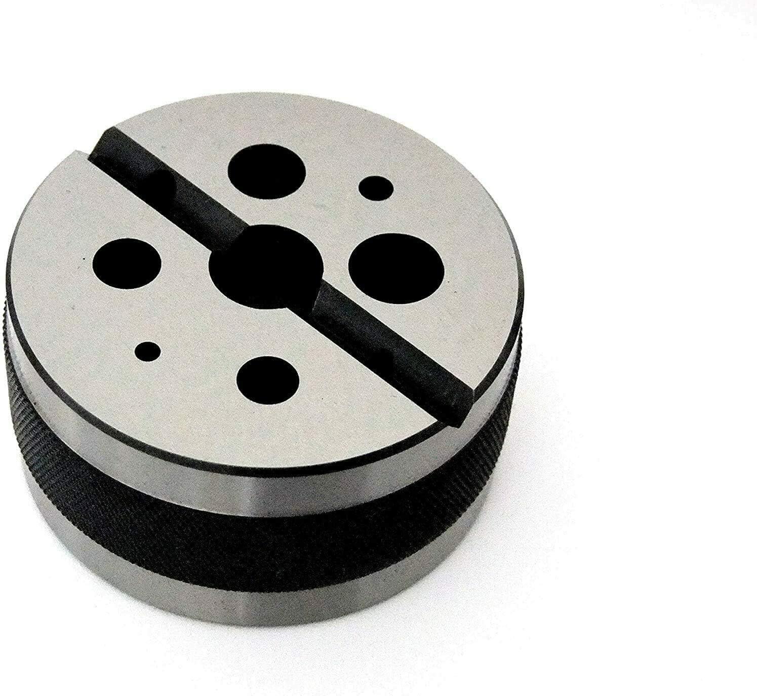 Large Toolmaker's Bench Block 3" Diameter Of Holes 1/8" To 5/8" - StellerGear