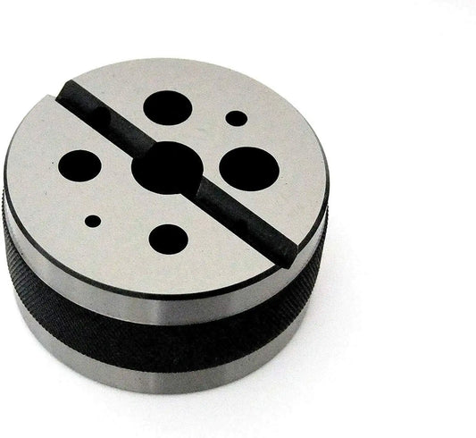 Large Toolmaker's Bench Block 3" Diameter Of Holes 1/8" To 5/8" - StellerGear
