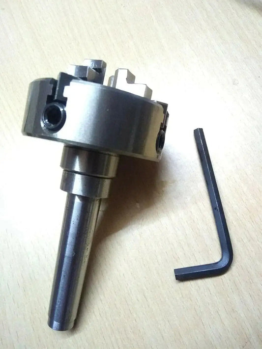 70MM 4 Jaw Independen T Chuck Mt2 Mounting Shank 3/8 Drawbar Threaded 14 X 1 - StellerGear